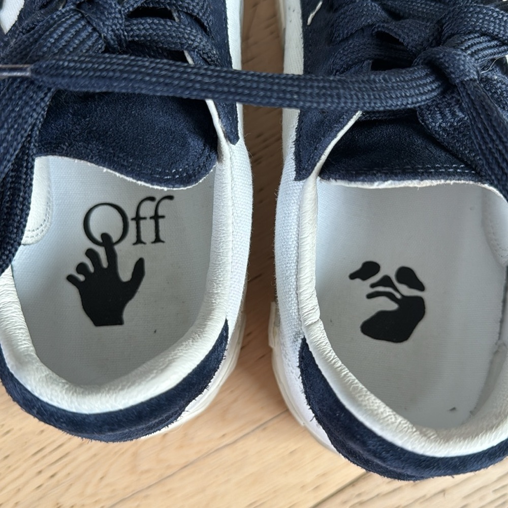 off white vulcanized low blue - Picture 9 of 10